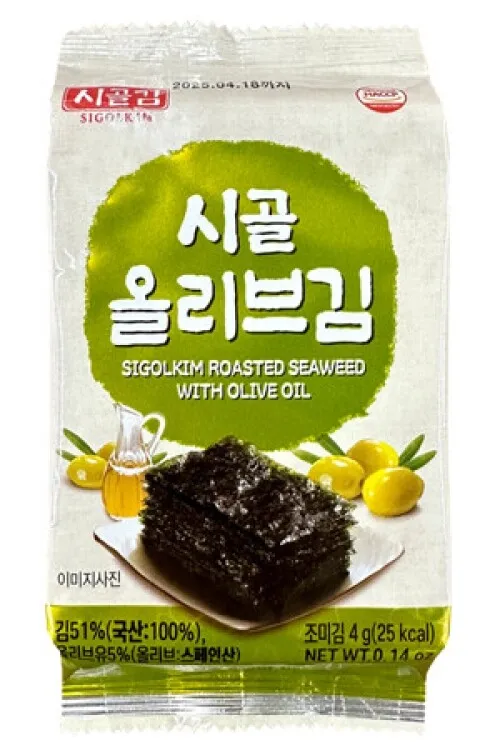 SigolKim Roasted Seaweed with Olive Oil